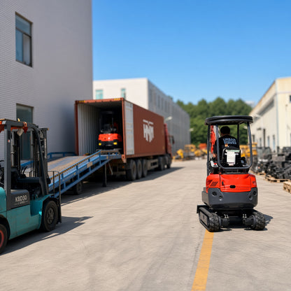 XZ12 Mini Excavator 760kg Diesel Engine Max Digging Depth 1700mm for Narrow Space Operations