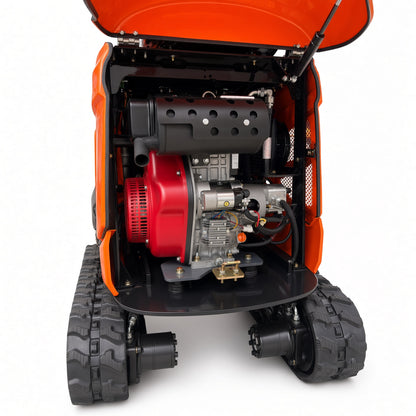 XZ12 Mini Excavator 760kg Diesel Engine Max Digging Depth 1700mm for Narrow Space Operations