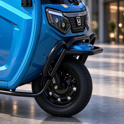 Q8 Enclosed Electric Cargo Tricycle 600-800kg Load 70-90km Range 30-50km/h 2-Seater