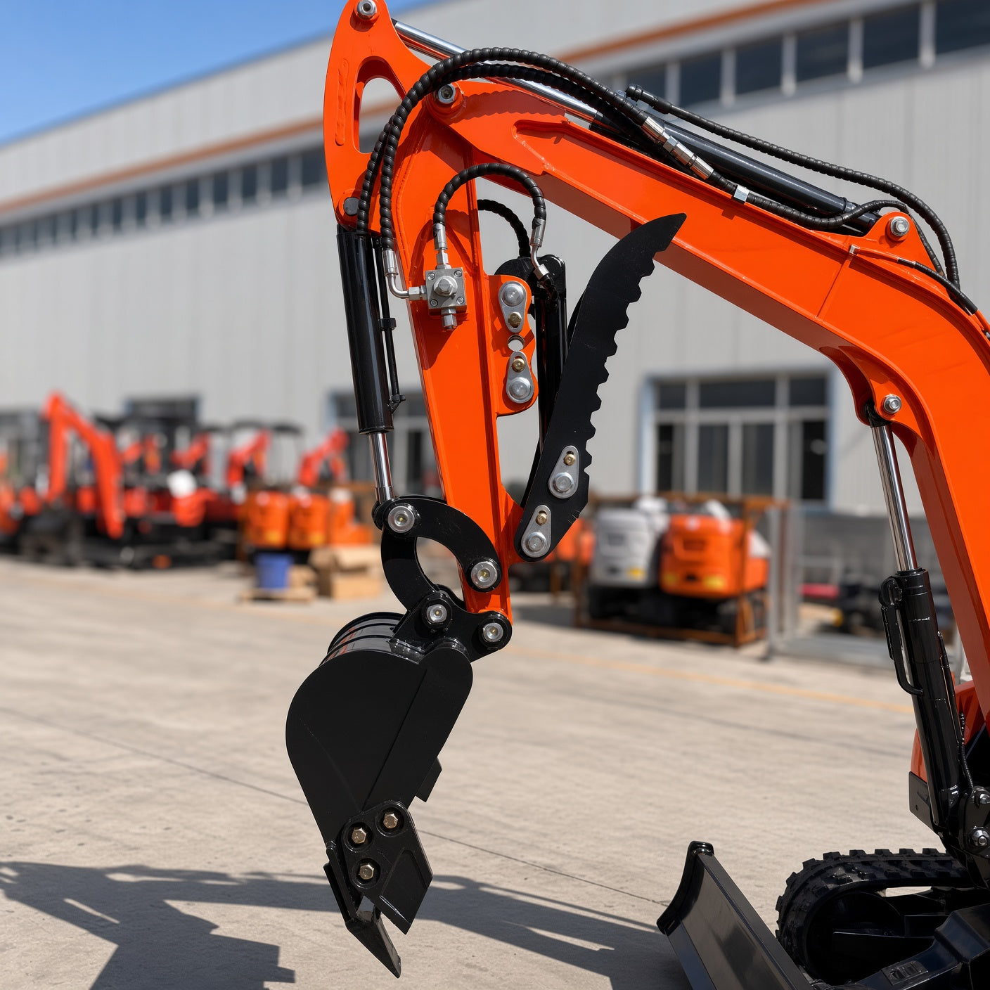 XZ12 Mini Excavator 760kg Diesel Engine Max Digging Depth 1700mm for Narrow Space Operations