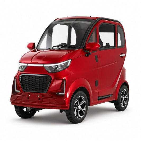 EV5 Electric Mini Car L6E 2.2kW Motor 60V Lead-Acid/NCM 65-70km Range 2-3 Seater 45km/h