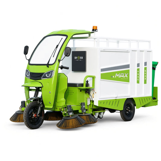 4-Brush 1-Suction Leaf Collection Vehicle 2000mm Sweeping Width 20000-35000㎡/h Efficiency 48V-60V Drive Intelligent Control