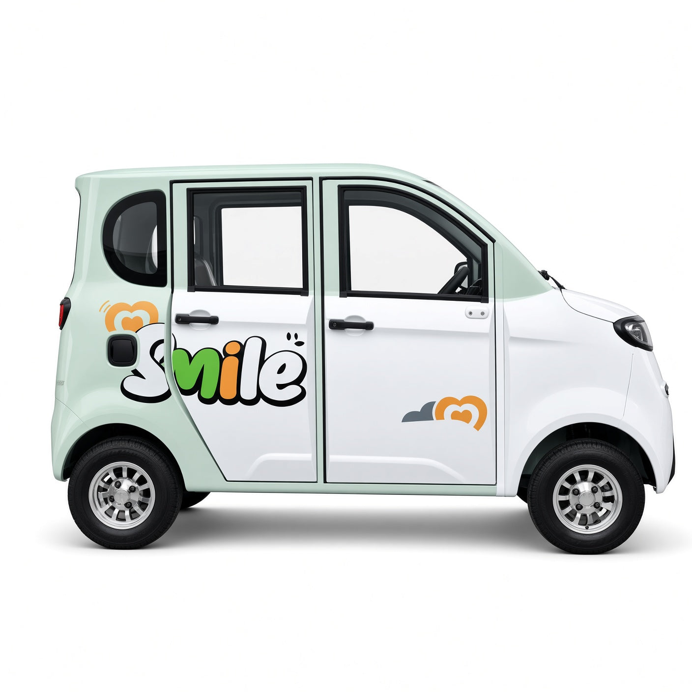 Yunduo 4-Door 4-Seater Electric Mini Car 48V/60V 1000W Motor 80-100km Range for Community Trav