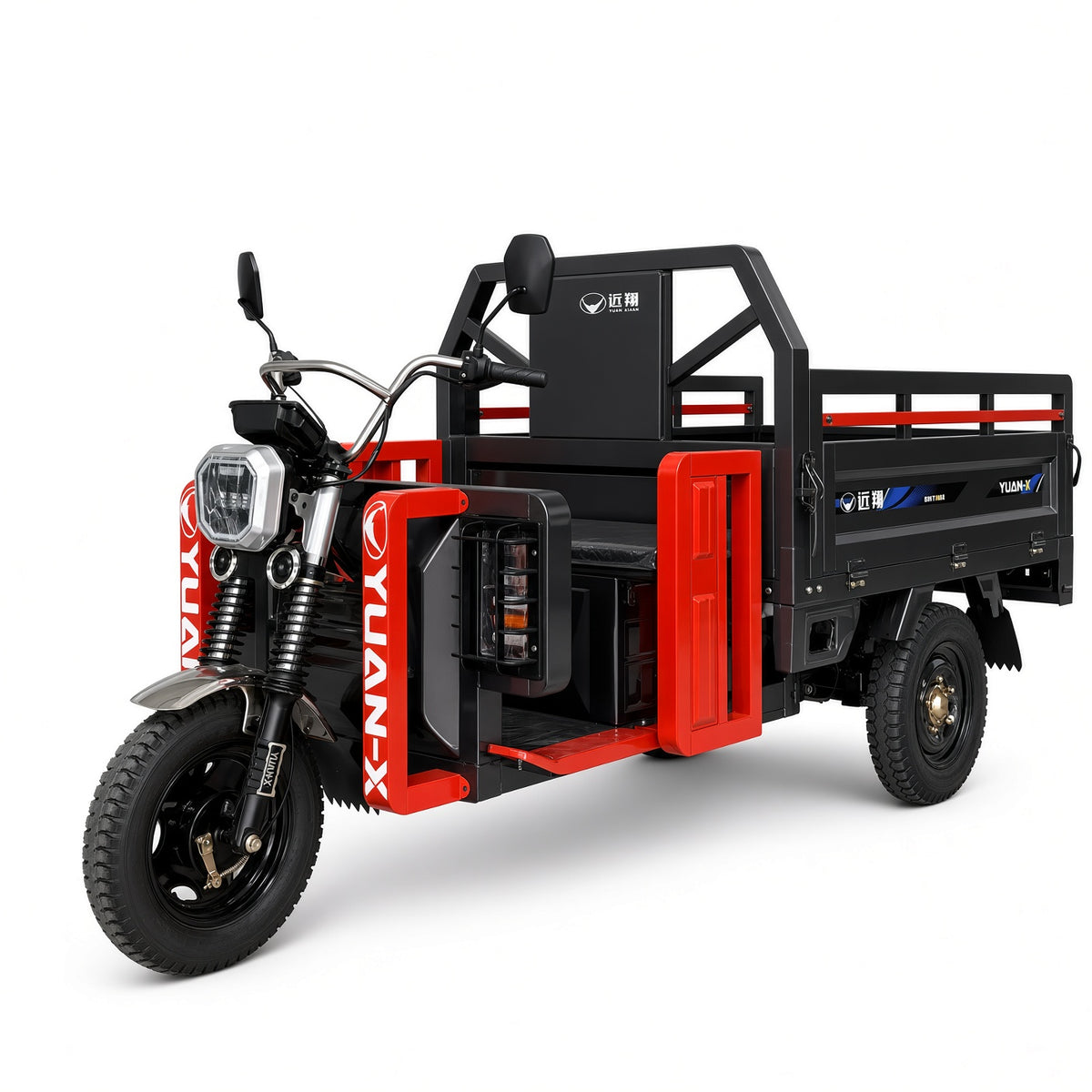 F4-160 Electric Cargo Tricycle 1.6m 1500W 60V/72V 600kg Rated Load 1000kg Max Load