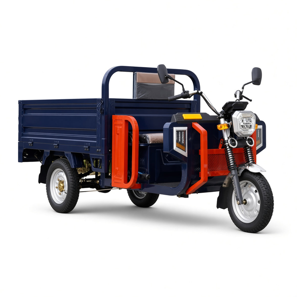 F13-180Z Dual-Beam Benba W Dump Electric Tricycle 1.8m 1800W Flat-Wire Motor 60V/72V 800kg Rated Load