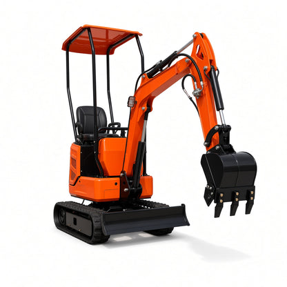 XZ12 Mini Excavator 760kg Diesel Engine Max Digging Depth 1700mm for Narrow Space Operations