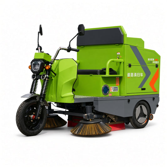 YX-14C Three-Wheel Electric Street Sweeper 1400mm Sweeping Width 9000-15000㎡/h Efficiency 48V Drive Intelligent Contr