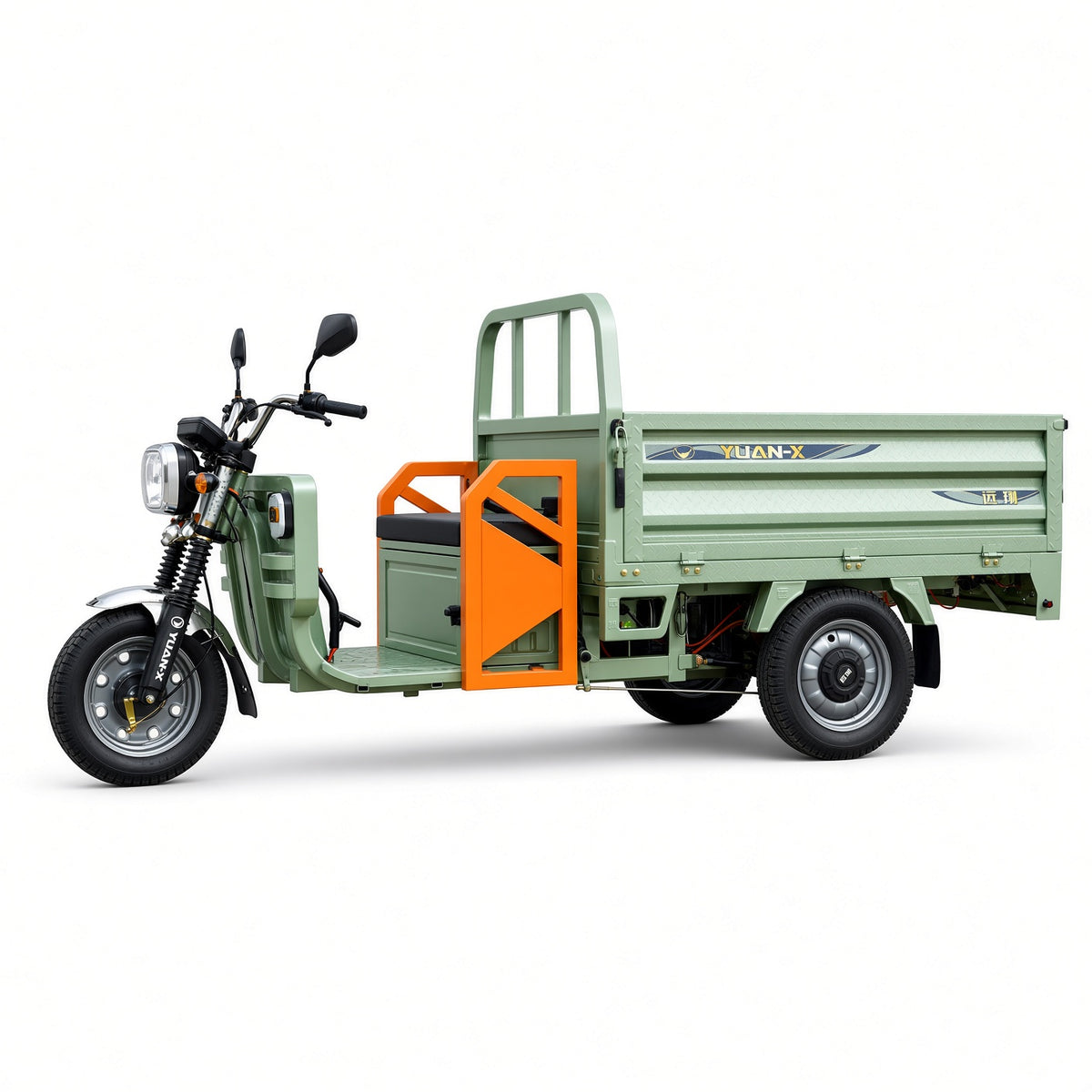 F9-150 Electric Cargo Tricycle 1.5m Speed Model 1000W 48V/60V 300kg Rated Load 800kg Max Load
