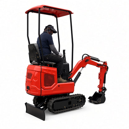 ME08 Mini Excavator Diesel Engine Max Digging Depth 1300mm for Narrow Space Operations