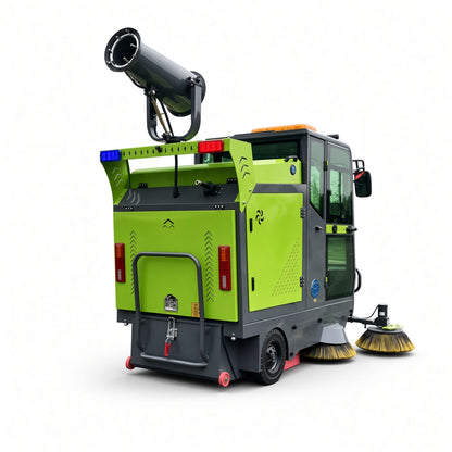 YX-G22D Electric Road Sweeper Airport Cleaning Vehicle Sweeping Machine Electric Fog Cannon Garbage Truck