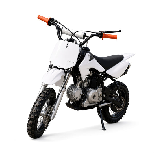 MS02 72cc Dirt Bike 72cc 4-Stroke 50km/h Top Speed Hydraulic Disc Brake Electric Start for Youth