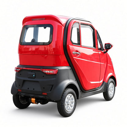 EV5 Electric Mini Car L6E 2.2kW Motor 60V Lead-Acid/NCM 65-70km Range 2-3 Seater 45km/h