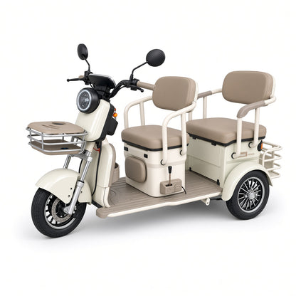 L2 Leisure Electric Tricycle 650W 48V/60V Seat Width 480/680mm 175kg Rated Load 25km/h