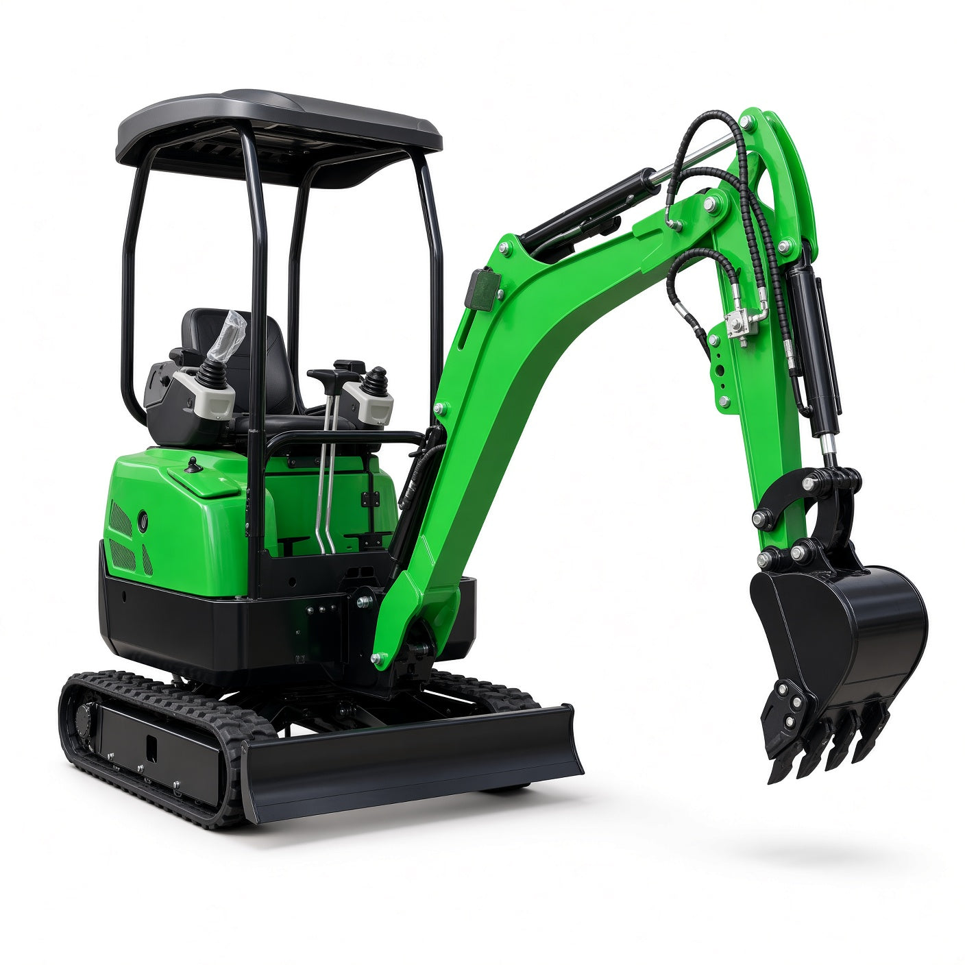ME17 Mini Excavator 3-Cylinder Water-Cooled Diesel Engine Max Digging Depth 1800mm for Narrow Space Operations