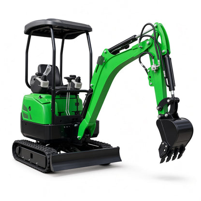 ME17 Mini Excavator 3-Cylinder Water-Cooled Diesel Engine Max Digging Depth 1800mm for Narrow Space Operations