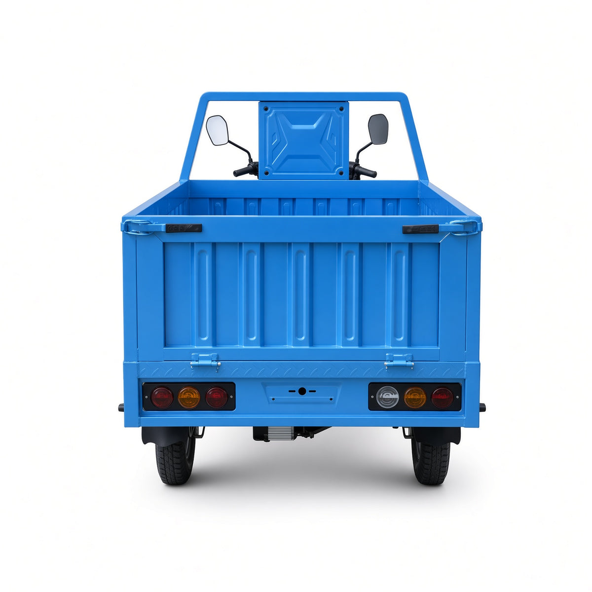 F10-160 Zhanjiang Electric Cargo Tricycle 1.6m 1200W PMSM Motor 60V/72V 475kg Rated Load