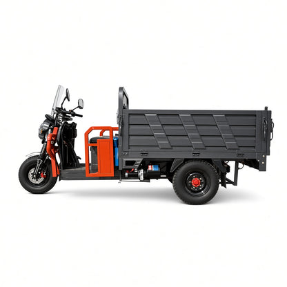 F16-180Z Bawanglong Dump Electric Tricycle 1.8m 1800W Flat-Wire Motor 60V/72V 800kg Rated Load