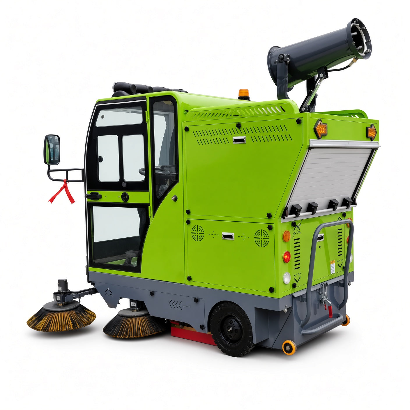 YX-G22B Electric Road Sweeper Ride On Floor Cleaning Machine Intelligent Battery Powered Vacuum Sweeper for Factory Street Warehouse