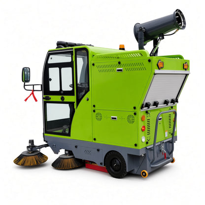 YX-G22B Electric Road Sweeper Ride On Floor Cleaning Machine Intelligent Battery Powered Vacuum Sweeper for Factory Street Warehouse