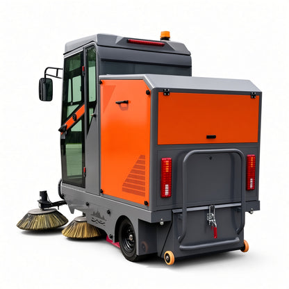 YX-G20E Electric Street Sweeper 2050mm Sweeping Width 9000-16000㎡/h Efficiency 48V Drive High-Pressure Pump Intelligent Control