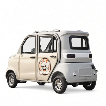 F1 1000W Electric Mini Car 4 Door 4 Seat Closed Body New Energy Vehicle