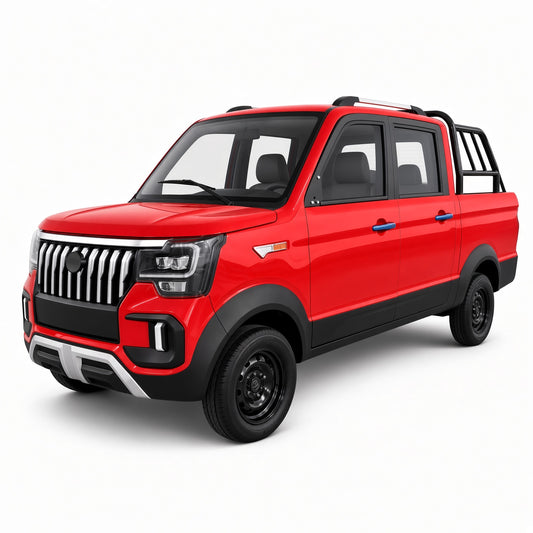 Oushang Pickup 4-Wheel Electric Truck 2000W Motor 40-50km/h Top Speed 80-100km Range for City Cargo