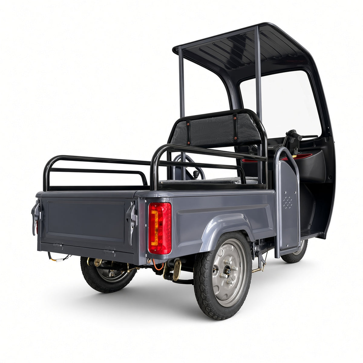 X5-110 Starlight Luxury Flatbed Electric Tricycle 1.1m Cabin 800W 48V/60V 160kg Rated Load