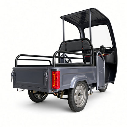 X5-110 Starlight Luxury Flatbed Electric Tricycle 1.1m Cabin 800W 48V/60V 160kg Rated Load