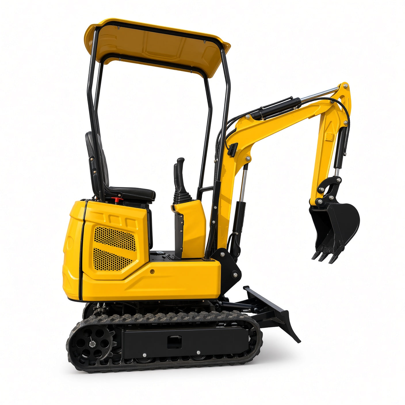 XZ12 Mini Excavator 760kg Diesel Engine Max Digging Depth 1700mm for Narrow Space Operations
