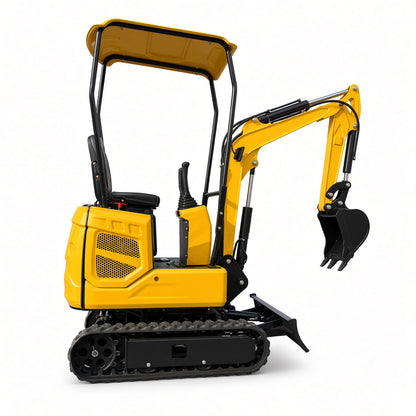 XZ12 Mini Excavator 760kg Diesel Engine Max Digging Depth 1700mm for Narrow Space Operations