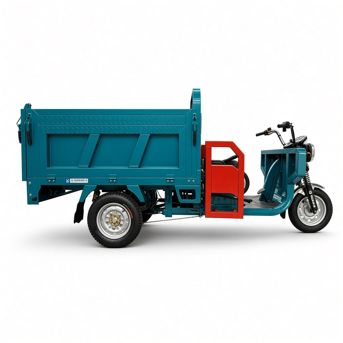 Bbzx-160 Benba Dump Electric Tricycle 1.6m 1200W Flat-Wire Motor 60V/72V 500kg Rated Load 1000kg Max Load