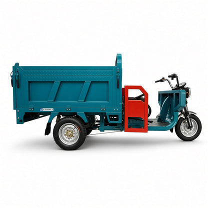 Bbzx-160 Benba Dump Electric Tricycle 1.6m 1200W Flat-Wire Motor 60V/72V 500kg Rated Load 1000kg Max Load