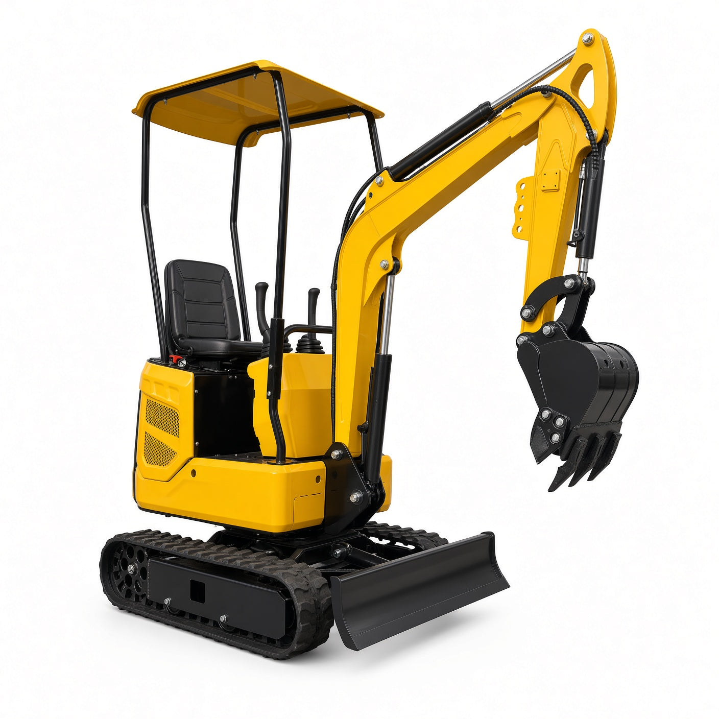 XZ12 Mini Excavator 760kg Diesel Engine Max Digging Depth 1700mm for Narrow Space Operations