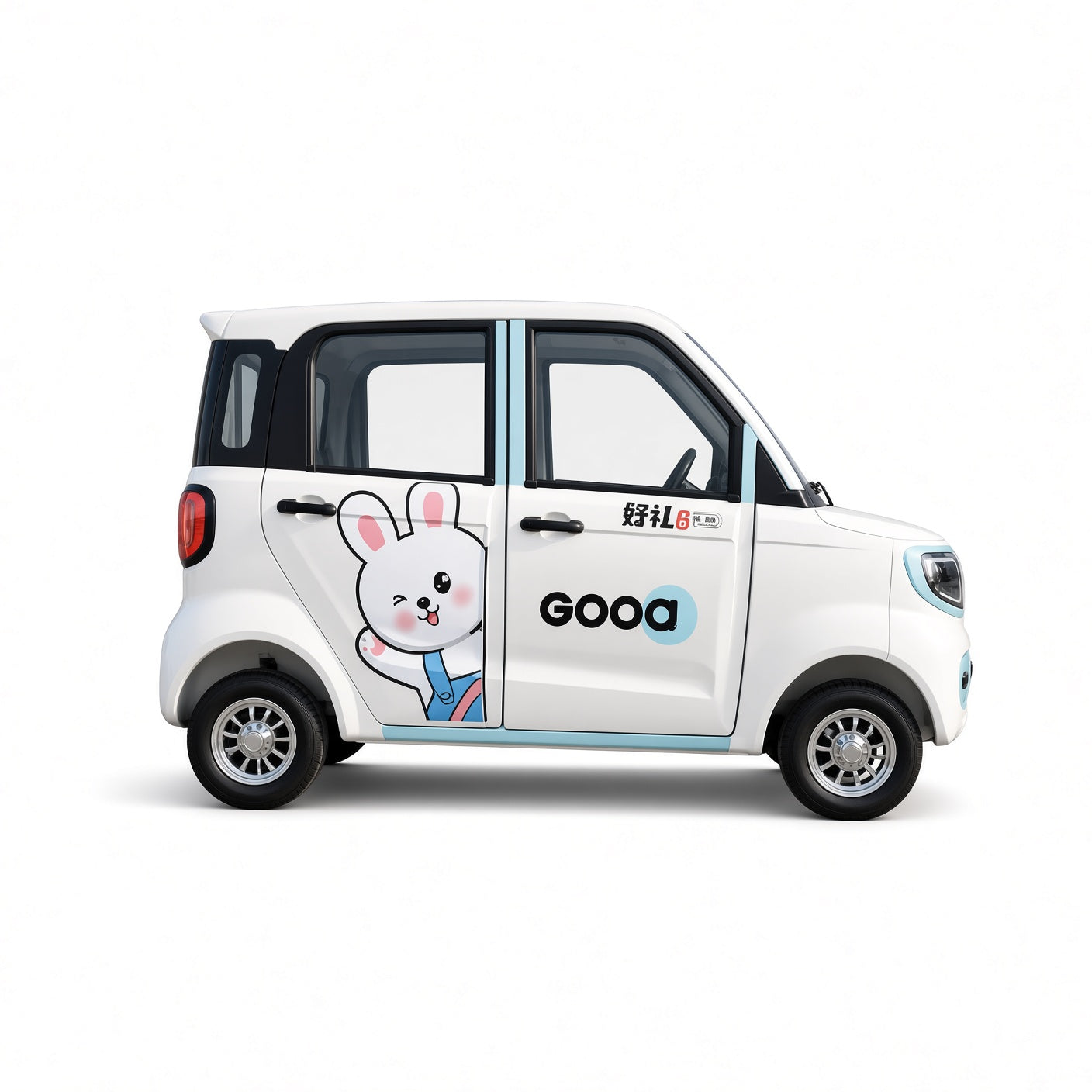 X6 4-Door 4-Seater Electric Mini Car 48V/60V 1000W Motor 80-100km Range for Community Travel