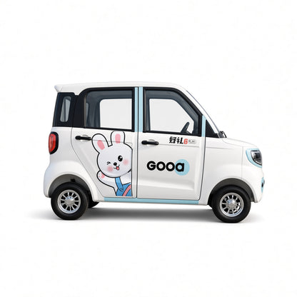 X6 4-Door 4-Seater Electric Mini Car 48V/60V 1000W Motor 80-100km Range for Community Travel