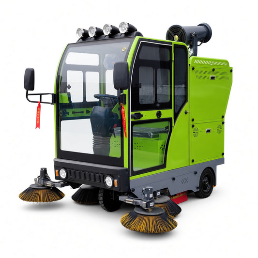 YX-G22B Electric Road Sweeper Ride On Floor Cleaning Machine Intelligent Battery Powered Vacuum Sweeper for Factory Street Warehouse