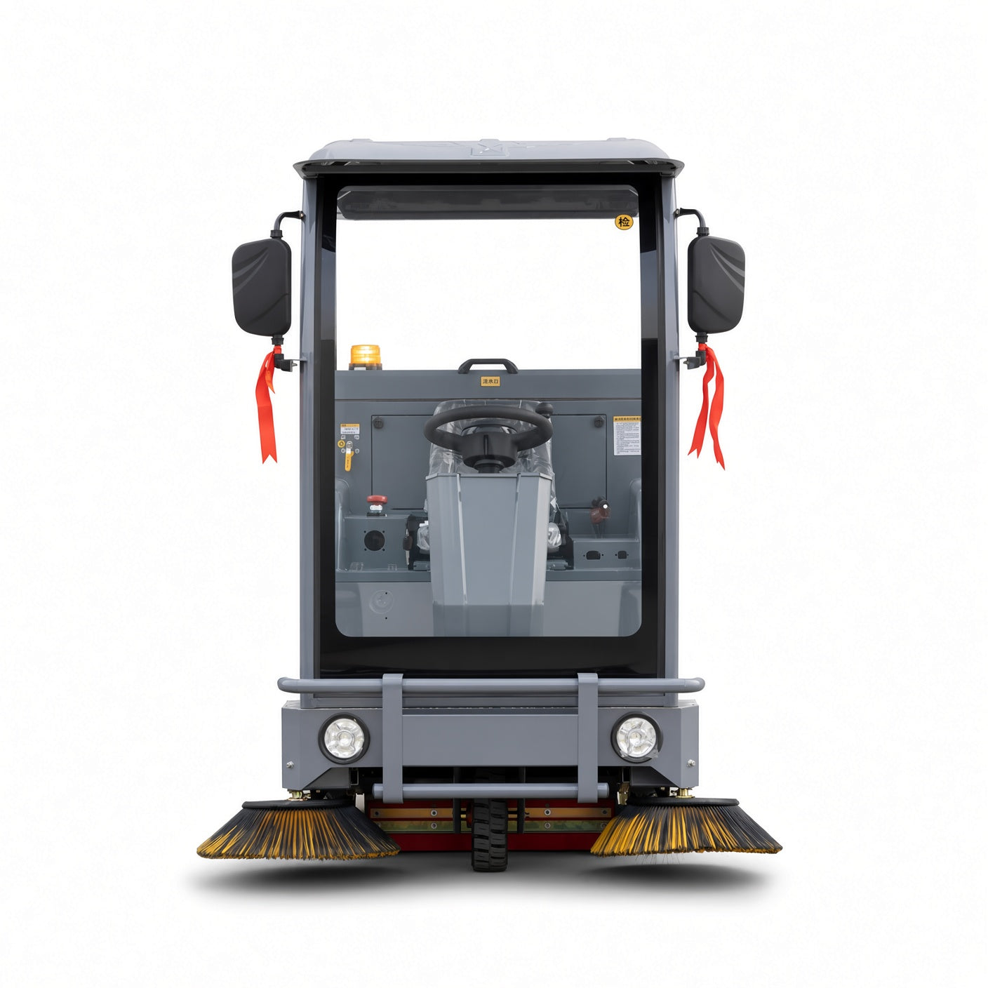 YX-16A 5-Brush Electric Street Sweeper 2200mm Sweeping Width 9000-16000㎡/h Efficiency 48V Drive Intelligent Control