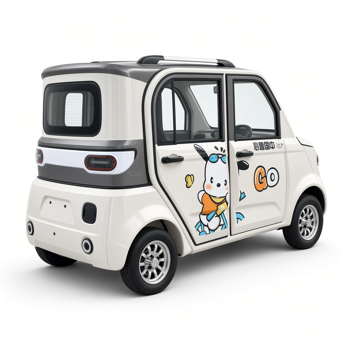 T9 4-Door 4-Seater Electric Car Nanpu Silent 1000W 60V 60Ah Disc Brake Reverse Camera Sunroof