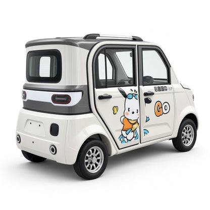 T9 4-Door 4-Seater Electric Car Nanpu Silent 1000W 60V 60Ah Disc Brake Reverse Camera Sunroof