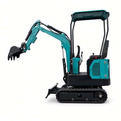 QH12-3 Mini Excavator Diesel Engine Max Digging Depth 1700mm for Narrow Space Operations