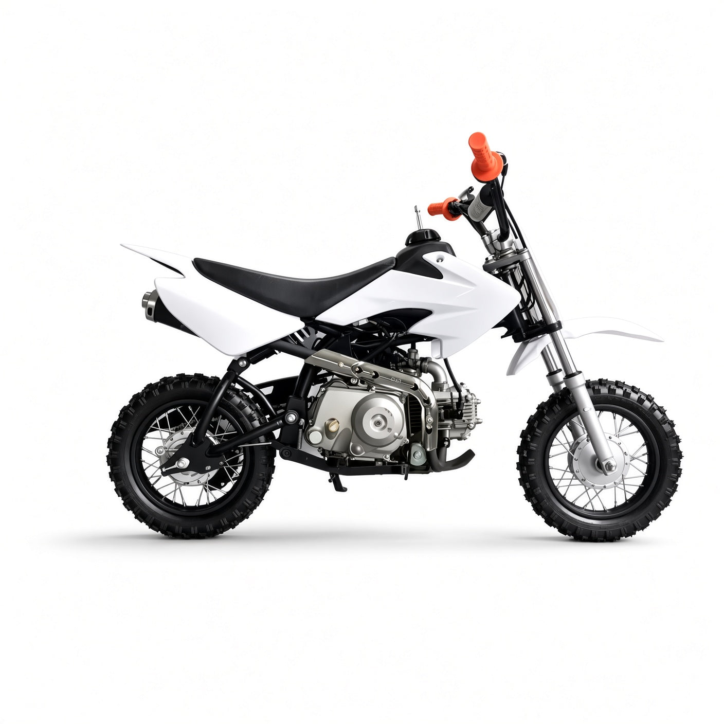 MS02 72cc Dirt Bike 72cc 4-Stroke 50km/h Top Speed Hydraulic Disc Brake Electric Start for Youth