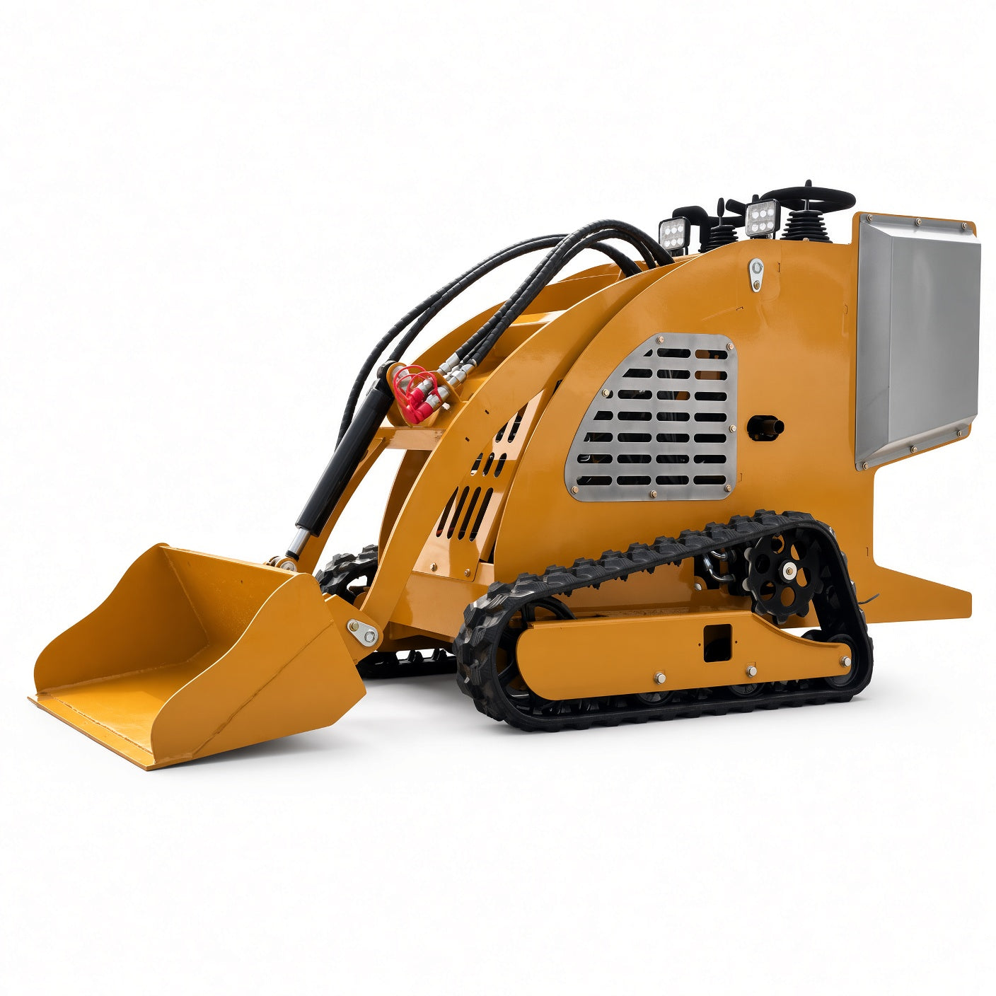 ME280 Tracked Loader Gasoline Engine Max Pin Height 1800mm 500kg Load Capacity for Multi-Scenario Ope Mini excavator