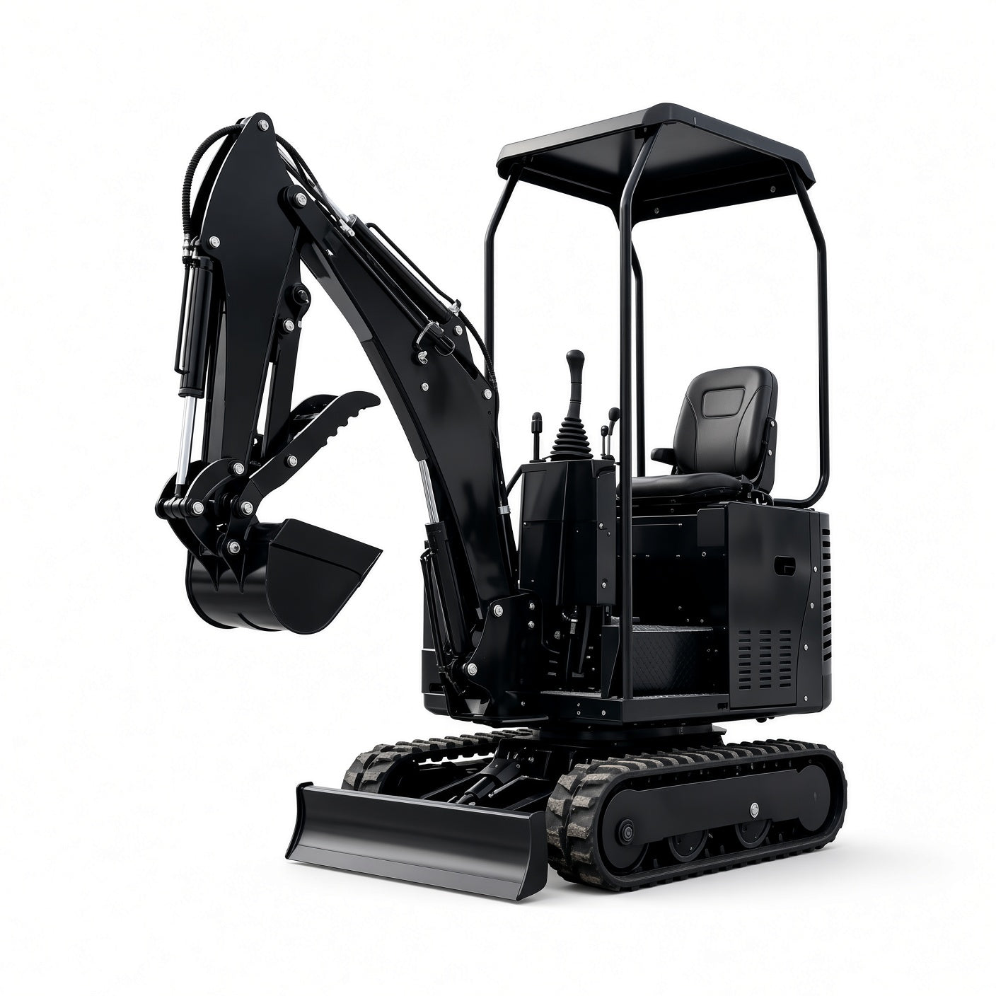 QH09 Mini Excavator Diesel Engine Max Digging Depth 1300mm for Narrow Space Operations
