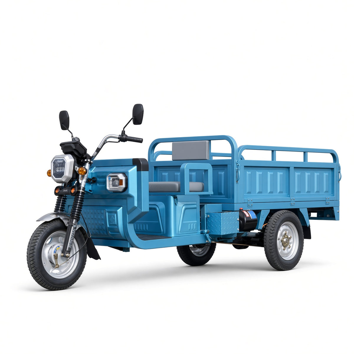 F7-160Z Extreme-Core Dump Electric Tricycle 1.6m 1200W PMSM Motor 60V/72V 475kg Rated