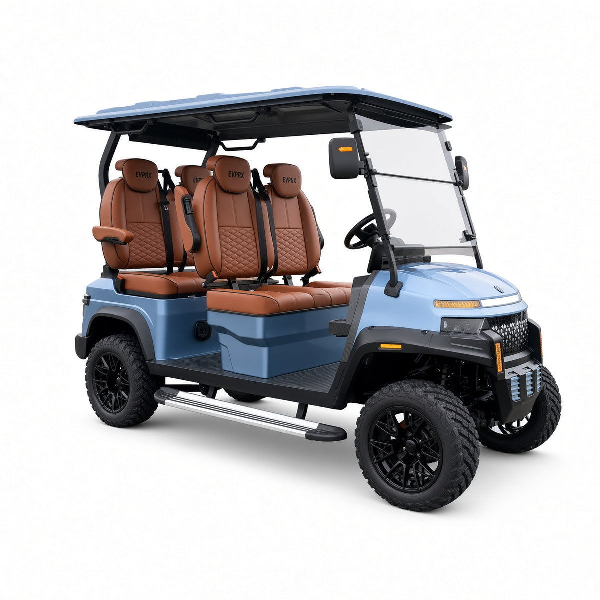 QL4 Electric Golf Sightseeing Cart 100km Range 26-45km/h Adjustable Speed 110V/220V Lithium Charging