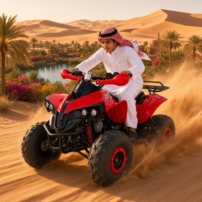 125CC ATV Air-Cooled 4-Stroke 60km/h Top Speed Front Drum Rear Disc for Off-Road Use