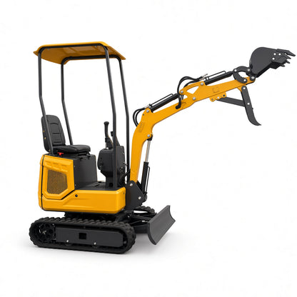 ME08 Mini Excavator Diesel Engine Max Digging Depth 1300mm for Narrow Space Operations