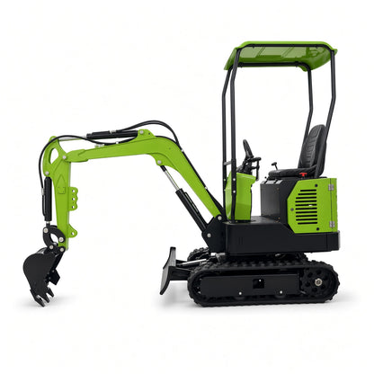 QH12-3 Mini Excavator Diesel Engine Max Digging Depth 1700mm for Narrow Space Operations