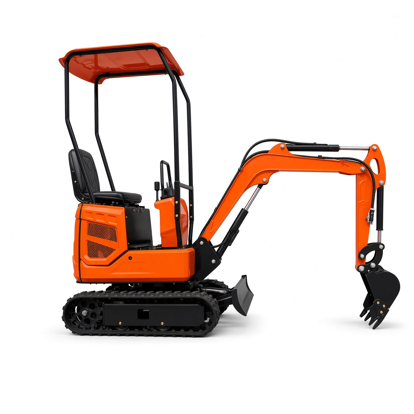 XZ12 Mini Excavator 760kg Diesel Engine Max Digging Depth 1700mm for Narrow Space Operations