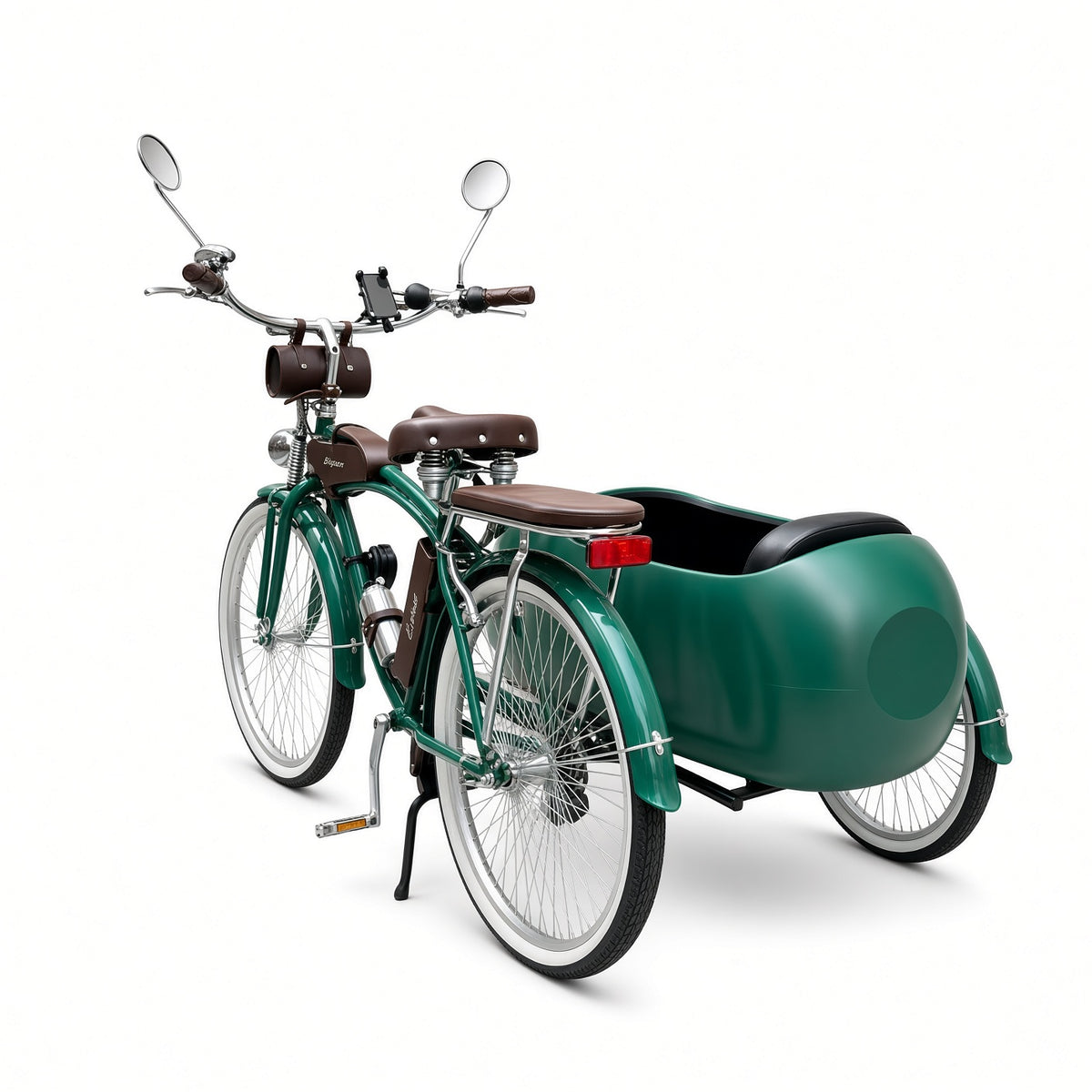 MULTIFUNCTIONAL SIDECAR Tricycle Bike 26 Inch 7-Speed 300kg Load Alloy Steel Rigid Frame for Road